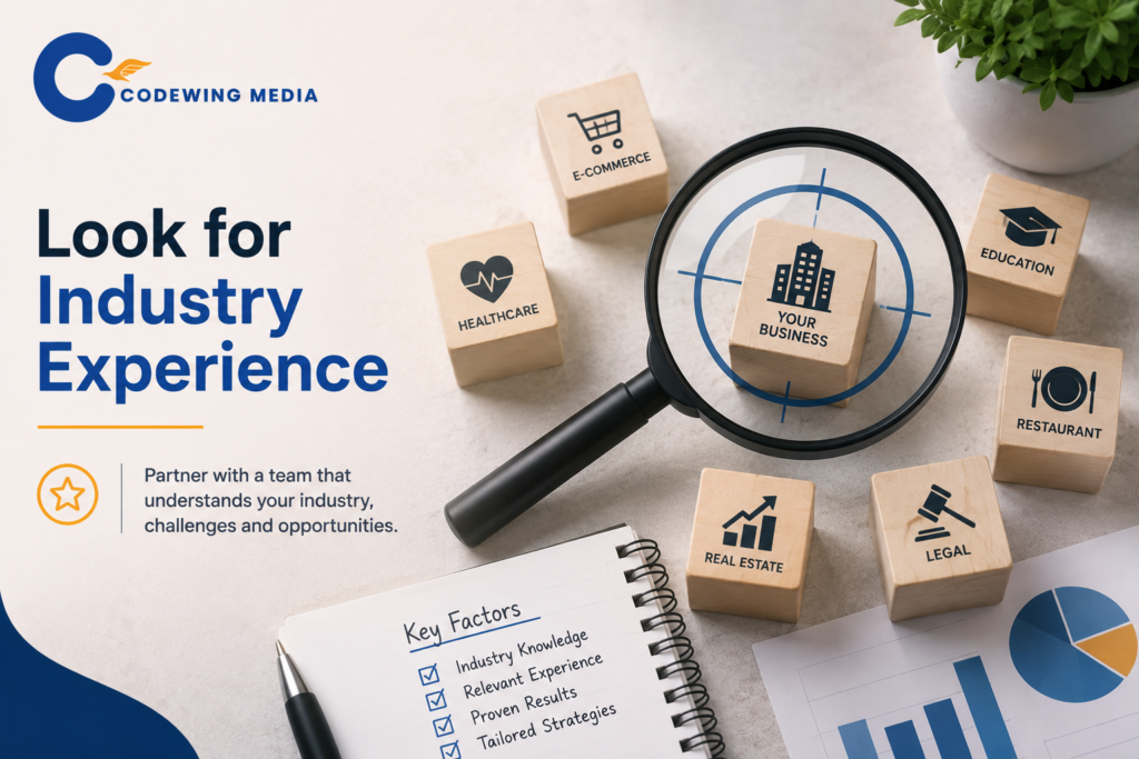 Industry experience for social media marketing