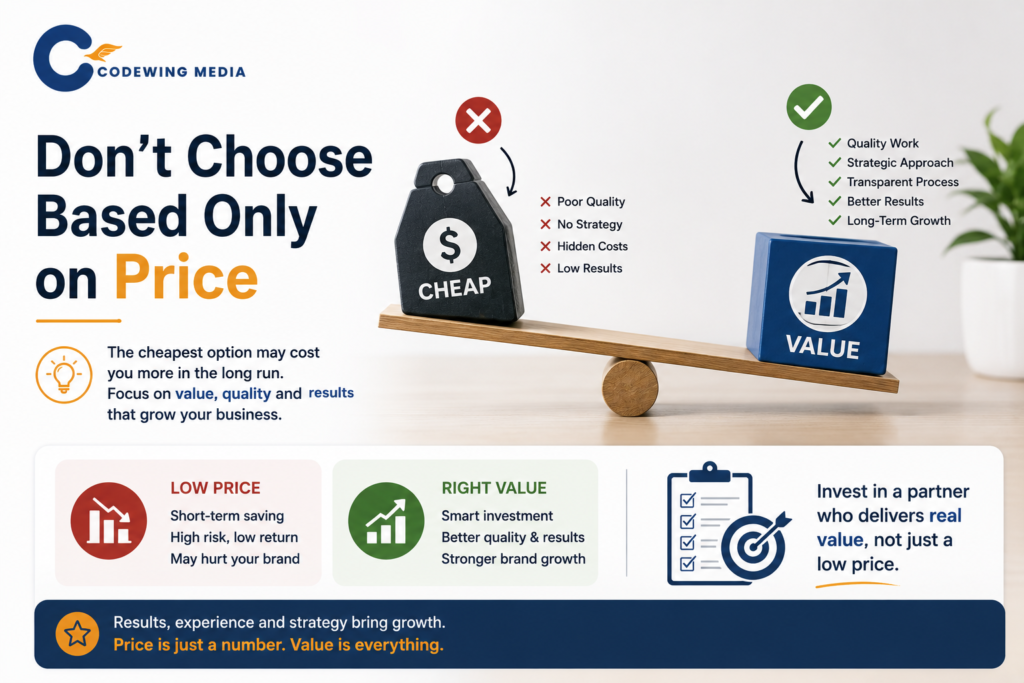 Don't choose cheap marketing agency